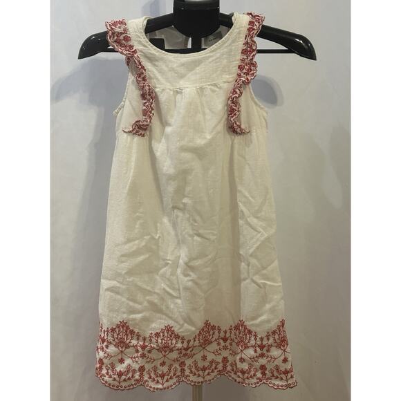 Old Navy White and Red Dress Girls size L (10-12) - Picture 1 of 3